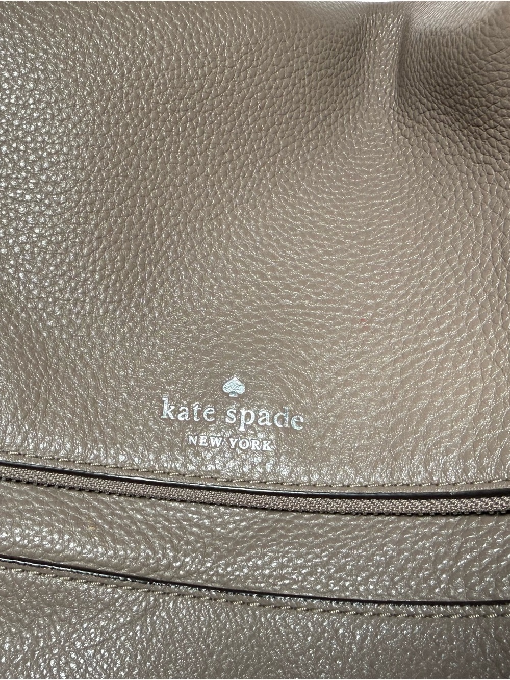 kate spade Taupe Leather Hobo Bag - Picture 2 of 7